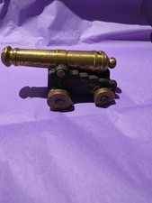 Vintage Cast Iron & Brass Model Field Artillery Cannon (Decorative) — listing 6