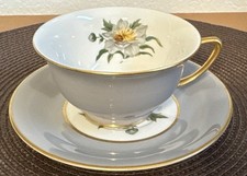 Princess China Tru-Tone "Golden Peony" Teacup with Gold Handle — listing 3