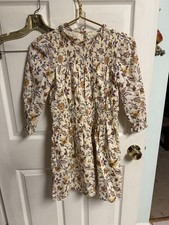 Janie and Jack Baby Girl Floral Smocked Bubble Romper, 6-12 Months, listing 3
