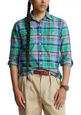 Ralph Lauren Men's Plaid Long-Sleeve Button-Down Shirt, Size L — listing 2