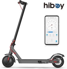 Hiboy S2 Electric Scooter, Black/Gray, Foldable with App Control