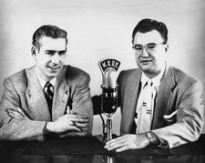 Jack Buck and Harry Caray St. Louis Cardinals HOF Announcers Commemorative Photo Plaque - KXOK Radio — listing 3