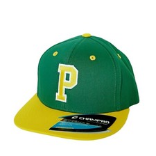 Champro HC4 Pennant Snapback Baseball Cap, Black with Winged Sock Team Logo, Size M-XL — listing 2