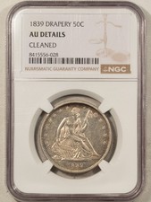 1839 Seated Liberty Dime, No Drapery Variety, Circulated — listing 2