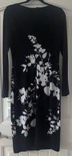 Sleeveless Black & White Abstract Animal Print Sheath Dress