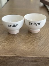 Japanese Porcelain Sake Cup with Calligraphy and Hand-Painted Foot — listing 4