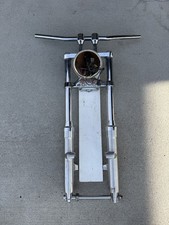 Harley-Davidson Front End Fork Assembly with Chrome Spoke Wheel and Tire Dyna / Softail
