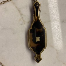 Antique Folding Lorgnette Spectacles with Engraved Silver-Tone Frames — listing 4