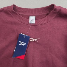 Reebok Women's Rose Pink Logo Crewneck Sweatshirt, Size XL — listing 2