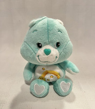 Care Bears Wish Bear Teal Plush with Music Note Belly Badge — listing 4