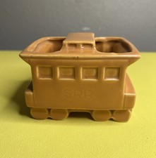 Shawnee Pottery Ceramic Train Planter Set - 4 Piece (Engine, Caboose, Coal Car, Tender) — listing 5