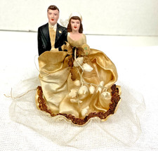 Miniature Bisque Porcelain Lady Figurine with Applied Lace Skirt — listing 5