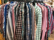Wrangler Western Shirt Men's Short Sleeve Blue Plaid Pearl Snap — listing 2
