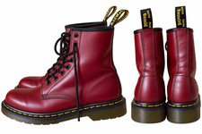 Dr. Martens 1460 Pascal 8-Eye Boots in Pink Distressed Leather, Women's US 9 / EU 41 / UK 7 — listing 4