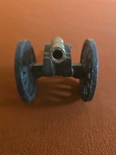 Vintage Cast Metal Miniature Civil War Era Cannon Limber Caisson Cart — listing 6