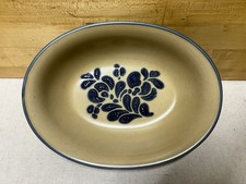 Mixed Lot of Stoneware & Ceramic Serving Pieces (Meyer Blue Casserole, Pinnacle Bowl, Sea Sand & Sky Platters) Set of 6, listing 5