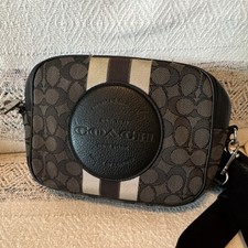 Coach Signature Stripe Swingpack Crossbody Bag — listing 6