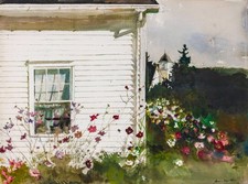 "New Castle Ferry" Andrew Wyeth Vintage Print Reproduction — listing 2