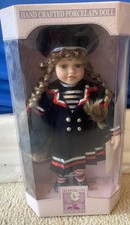 Memories Fully-Bodied Porcelain Handcrafted Jointed Sailor Doll in Box — listing 2