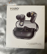 TOZO Crystal Pods (Crystal Buds) Wireless Bluetooth Earbuds with Transparent Charging Case, Black — listing 3