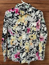 Lauren Ralph Lauren Floral Paisley Square Scarf 100% Silk — listing 3