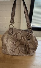 Snakeskin-Embossed Python Print Tote Handbag (Michael Kors branded — authenticity questionable) — listing 3