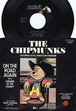 The Chipmunks On The Road Again b/w Coward of the County 45 RPM Picture Sleeve — listing 5