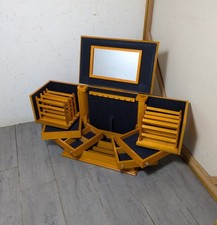 For Your Ease Only by Lori Greiner Wooden Jewelry Box Armoire with Doors and Drawers — listing 3