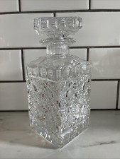 Cut Crystal Decanter Stopper with Faceted Ball Finial — listing 3