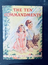 The Ten Commandments Children's Book by Mary Alice Jones, Rand McNally Book 383, 1944 Edition — listing 6