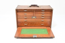 Antique Union Chest Corp. Oak Machinist Tool Chest with 7 Drawers — listing 3