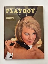 March 1967 Playboy Magazine, Dual-Signed Cover (Hugh Hefner & Centerfold) — listing 2