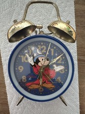 Vintage Sunbeam Disney Mickey Mouse Twin-Bell Wind-Up Alarm Clock — listing 6