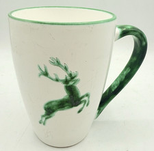 Gmundner Keramik Green Striped Porcelain Coffee Pot, Austria — listing 6