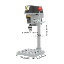 Vintage 1989 9-Inch Benchtop Drill Press, Model 8017S, 5-Speed with 1/2" Chuck — listing 4