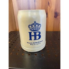 Hofbräuhaus München (HB) Salt-Glaze Stoneware 1 Liter Beer Stein / Masskrug — listing 3