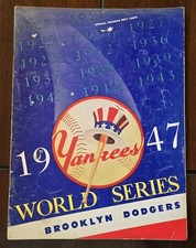 1947 & 1948 World Series Official Programs — Yankees vs. Brooklyn Dodgers and Braves vs. Indians (Lot of 2) — listing 4