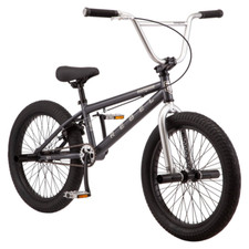 Freestyle BMX Bike with 20-inch Wheels, Silver Frame and Purple/Pink Tires Mongoose — listing 5