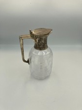 Victorian-Style Silver Plate Hinged-Lid Ewer / Hot Water Jug with Repoussé Scrollwork Only pictorial marks and numbers, no wor — listing 4