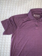 Ariat AriatTek Heat Series Men's Striped Short Sleeve Polo Shirt XL Red — listing 6