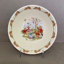 Royal Doulton Bunnykins Children's Cereal Bowl - Kite Flying Scene — listing 6
