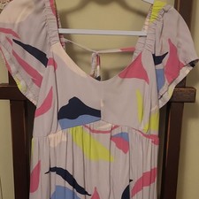 Hot Pink Flutter Sleeve Peplum Top — listing 5