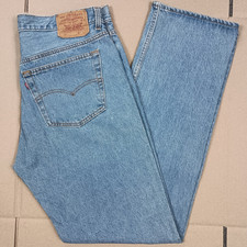 Vintage Levi's 501 Made in USA Stonewash Denim Jeans W28 L34 — listing 6