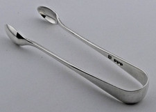 Antique English Hallmarked Sterling Silver Twin-Handled Sugar Bowl with Fluted Body — listing 6