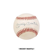 1982 Authentic Sports Autographs Mickey Mantle Card #21 '1955 Hall of Fame Game' (Autograph Unverified) — listing 4