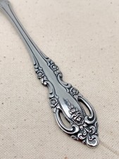 Oneida Community Stainless Teaspoon, Brahms Pattern, Ornate Pierced Scroll Handle — listing 4