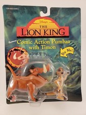 Disney's The Lion King Comic Action Pumbaa with Timon Action Figure Set (Mattel/Arcotoys 1994) — listing 3