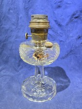 Aladdin Washington Drape Clear Glass Kerosene Oil Lamp Model B — listing 5