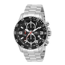 Invicta Specialty Men's Silver Dial Stainless Steel Watch with Jubilee Bracelet and Fluted Bezel — listing 3