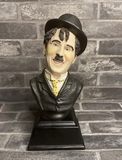 Charlie Chaplin "The Tramp" Figural Statue with Cane, 43cm Tall